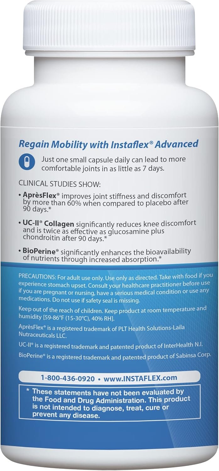 Instaflex Advanced Joint Support Supplement- 30 Count